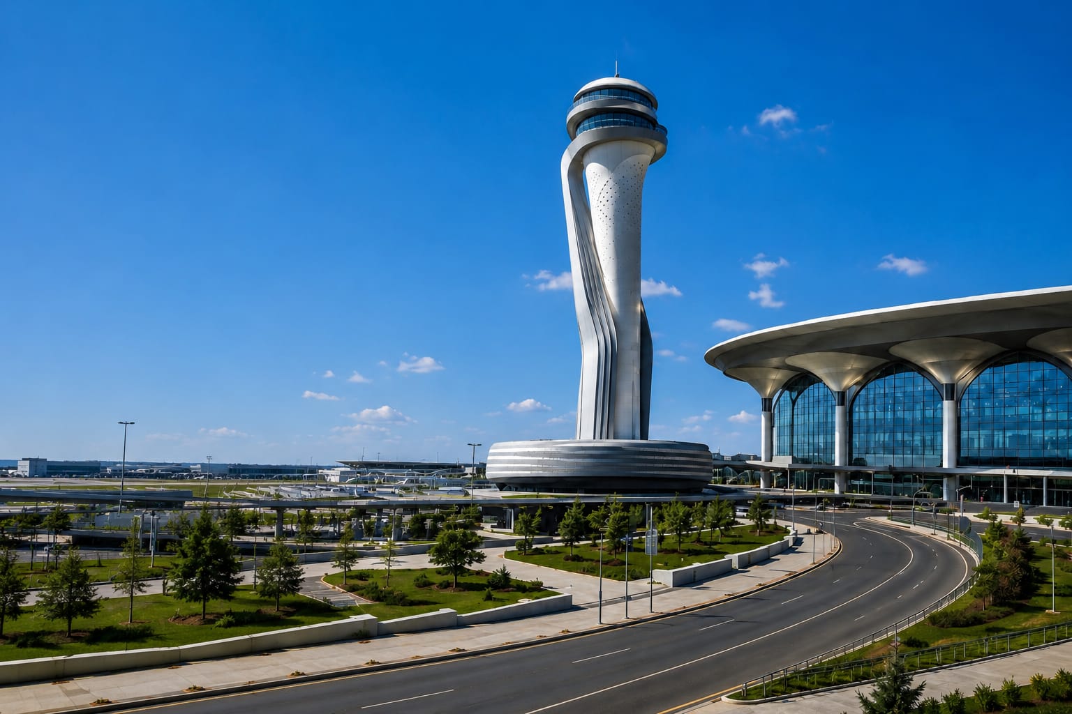 İstanbul Havalimanı terminal ve kule