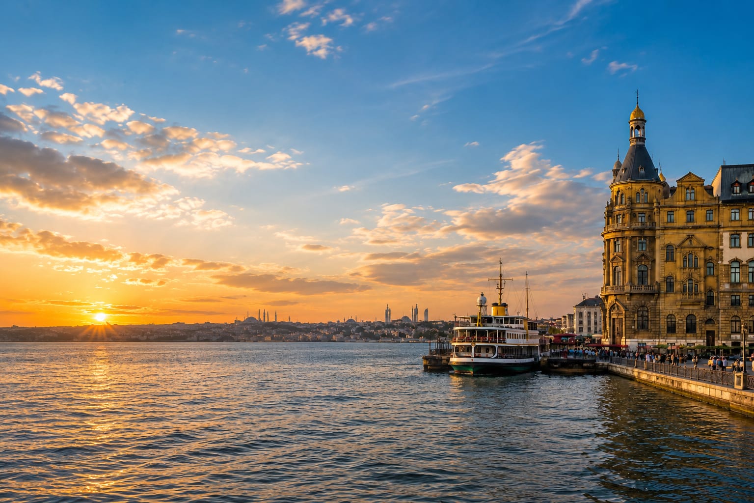 Kadıköy Moda sahil ve şehir yaşamı